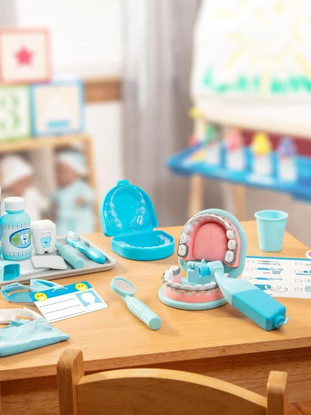 NEW Melissa & Doug Dentist Dental Pretend Play Teeth Set 25-piece Includes set o
